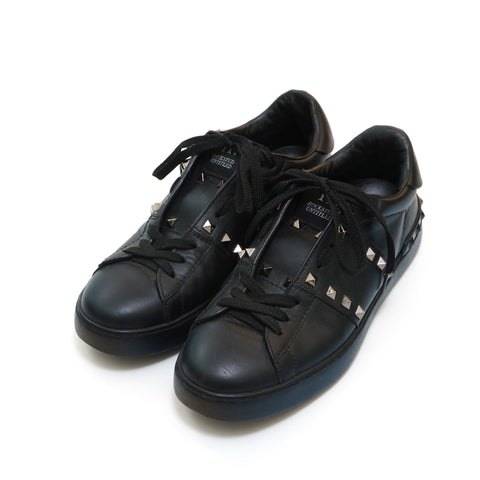 Valentino Rock螺柱运动鞋黑色P14152