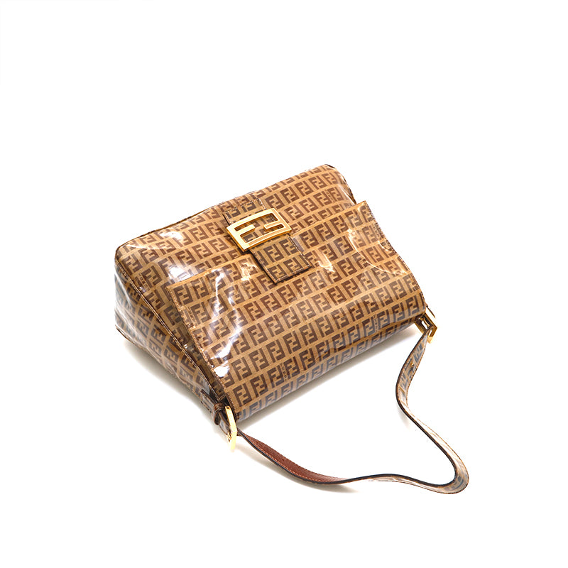 フェンディ FENDI ズッキーノ エナメル マンマバケット