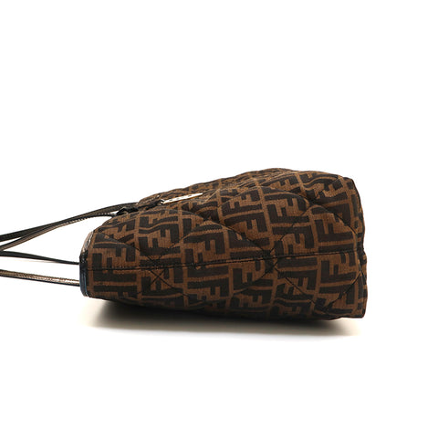 Fendi FENDI Zucca Kilting Tote Bag Brown P14173 – NUIR VINTAGE