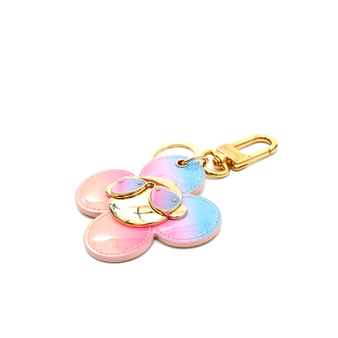 Louis Vuitton Louis Vuitton Portecle Vivienne Flower Keychain multicolor P14191