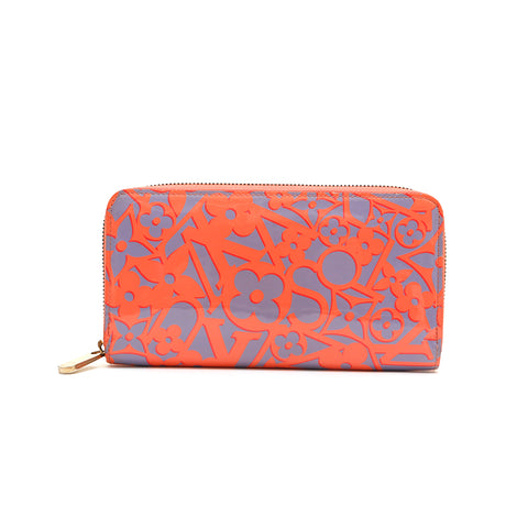 Louis Vuitton Louis Vuitton Vernis Sweet Monogram Zippy portefeuille long portefeuille P14192