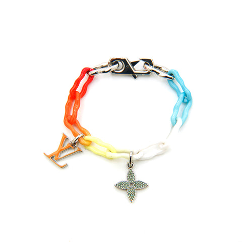 vuitton chain bracelet rainbow