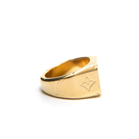 Louis Vuitton Louis Vuitton Monogram Signet Ring