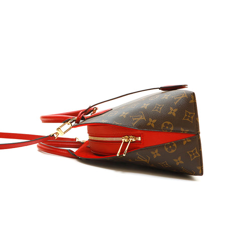 Shop Louis Vuitton MONOGRAM Monogram 2WAY Leather Crossbody