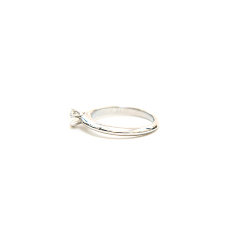 Tiffany Tiffany & Co. Ring Diamond PT950 3.44G 45 Taille 5 Anneau / anneau argent P14255