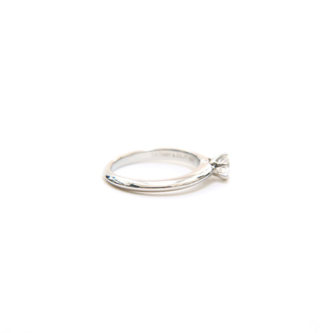 Tiffany Tiffany & Co. Ring Diamond PT950 3.44G 45 Taille 5 Anneau / anneau argent P14255