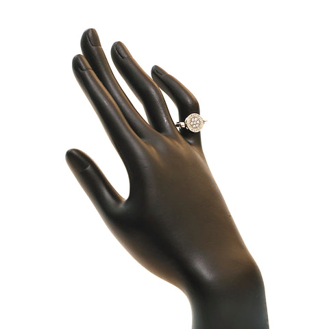 Bvlgari bvlgari onyx k18wg 5,8g 49 Größe Nr. 9 Ring / Ring Silber P14256