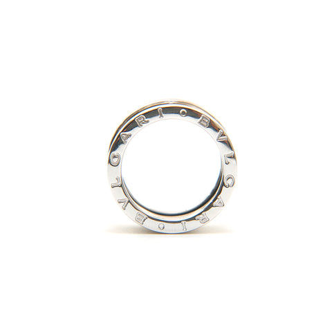 Bvlgari bvlgari beezero un k18wg 10.0g 52 taille 12 anneau / anneau argent p14258