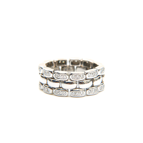 Shome Caisis Ring K18WG 19.77G 62 Taille 21 Ring / Ring Silver P14259