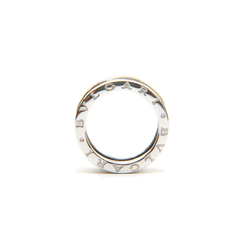 Bvlgari bvlgari beezero un k18wg 8.3g 52 taille 12 anneau / anneau argent p14260