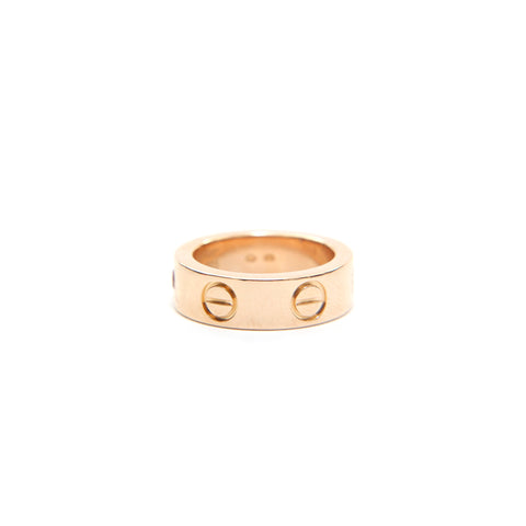 Cartier Cartier Love Ring YG 750 8.34G Size No. 5 Ring Ring Gold