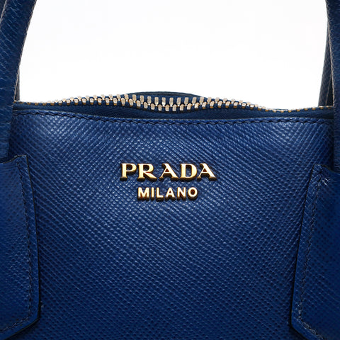 Prada Prada Safiano 2Way手提包蓝色P14299