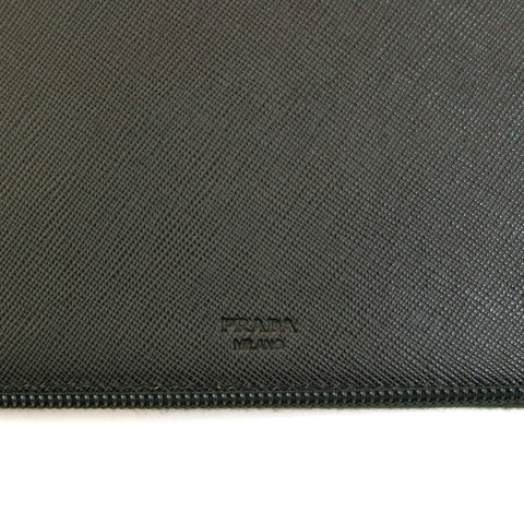 PRADA PRADA Memo Pen Binder Card Black P14306