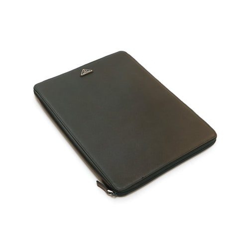 PRADA PRADA Memo Pen Binder Card Black P14306