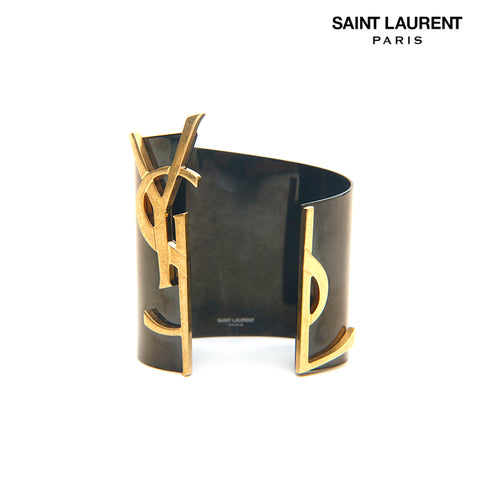 サンローランパリ SAINT LAURENT PARIS ロゴ バングル ブレスレット