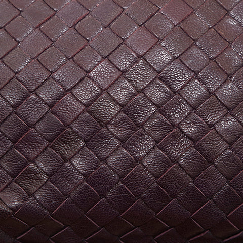 Bottega Veneta Bottegaveneta Intrechart肩袋皮革紫色P14328