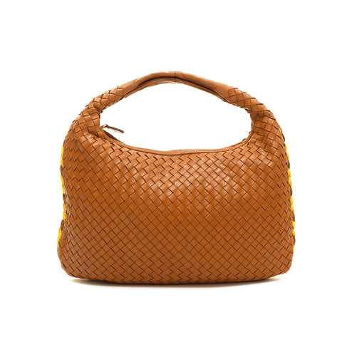 bottegaveneta bottegaveneta intrecciato手提包皮革棕色P14329