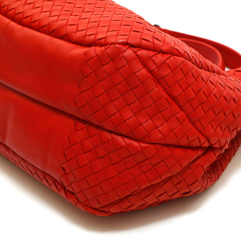 Bottega Veneta Bottegaveneta Intrecciato手提包皮革红色P14330