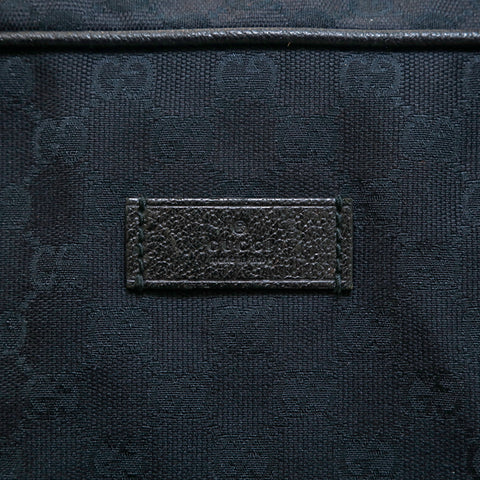 Gucci Gucci GG帆布波士顿袋黑色P14336