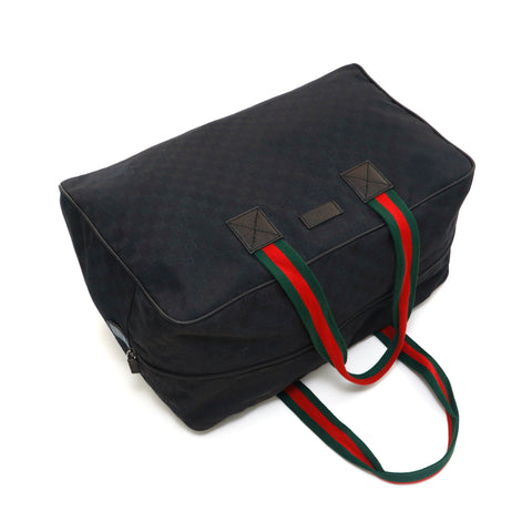 Gucci GG Canvas Boston Bag Black P14336