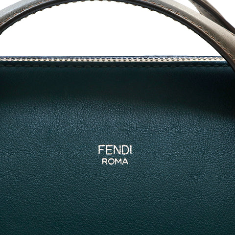 Fendi Fendi Visa Way 2way肩带皮革绿色P14342