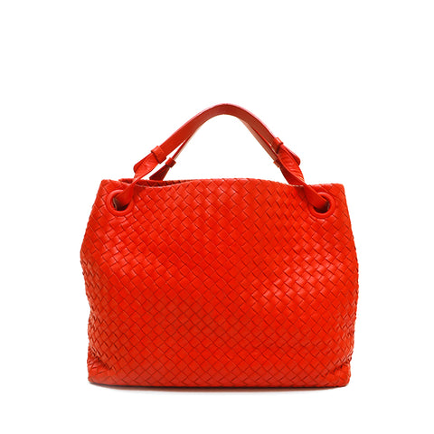 bottega veneta bottegaveneta intrecciato手提包皮革橙色P14345