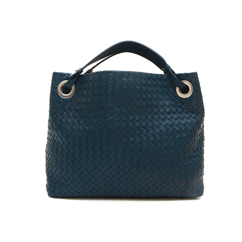 Bottega Veneta Bottegaveneta Intrecciato手提包皮革蓝色类型P14347