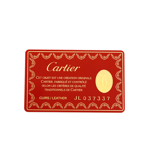 Cartier Cartier Cartier专利搪瓷手肩袋黑色P14352