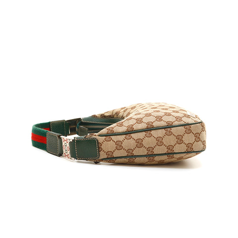 Beige Jumbo GG-canvas belt bag, Gucci