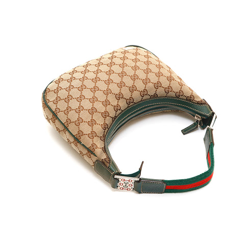 Gucci Gg Canvas Web Sherry Line Shoulder