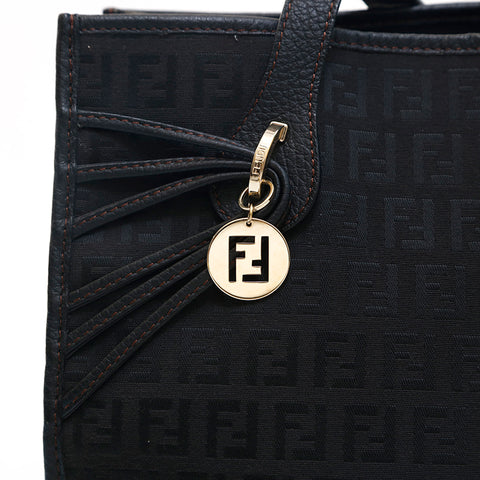 Fendi Fendi Zucchino手提袋黑色P14375