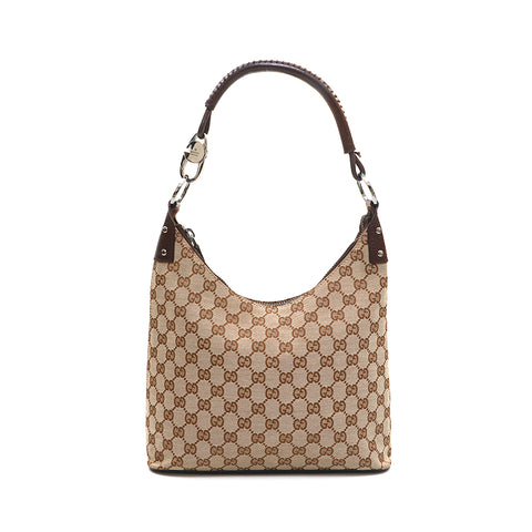 Gucci Gucci GG帆布手袋米色P14376