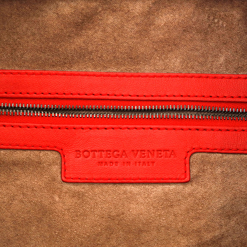 Bottega Veneta Bottegaveneta Intrecciato Handumcen -Tasche Rot P14378