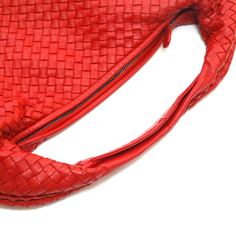 Bottega Veneta BOTTEGAVENETA Intrecciato Hand Shoulder Bag Red P14378