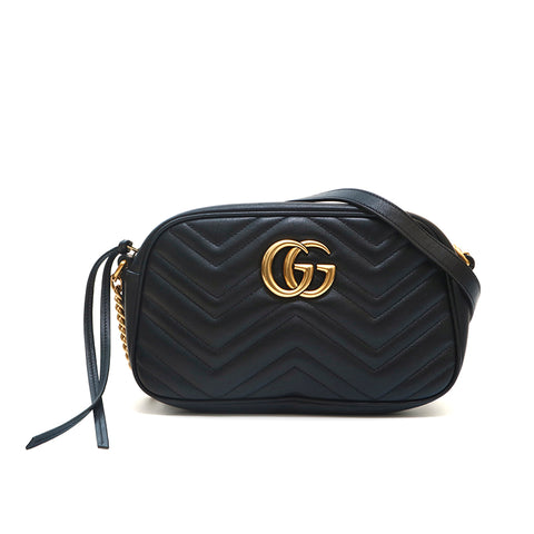 Gucci Gucci GG Marmont肩带黑色P14384