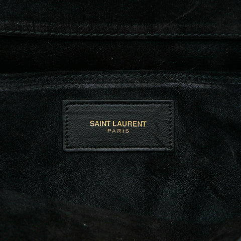 Saint Lantern Saint Laurent Paris YSL第二袋手拿包皮革黑色P14388