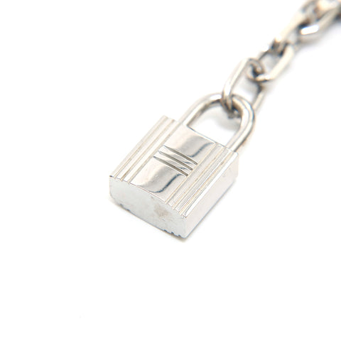 Hermes Hermes Amulet 4 Bulllock Keychain Silber P14400