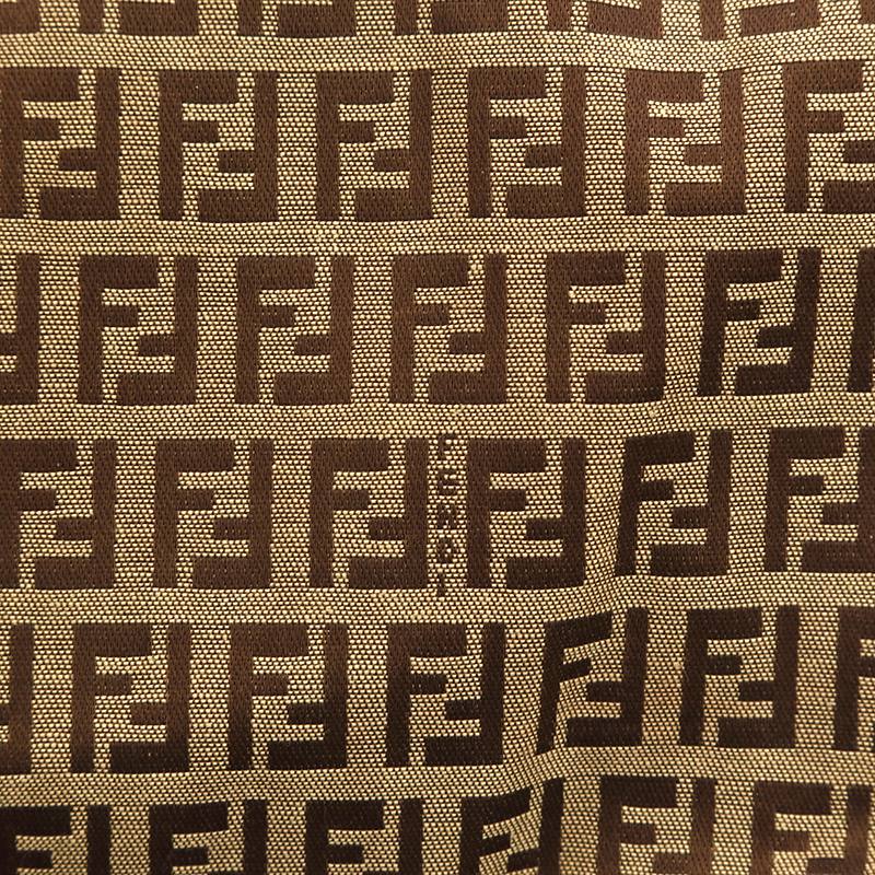 Fendi FENDI Zucchino Tote Bag Canvas Brown P14405 – NUIR VINTAGE
