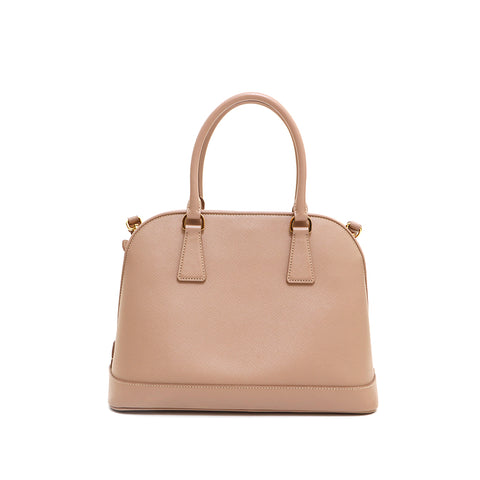 Prada Nude Beige Saffiano Leather Small Promenade Shoulder Bag Prada