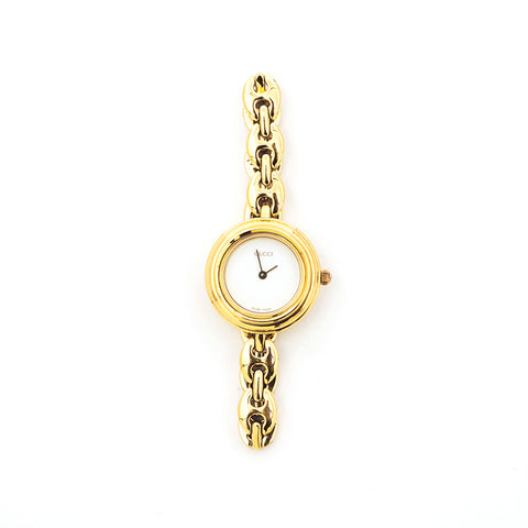 Gucci GUCCI Change Besel 6 Color Quartz Watch Gold P14413