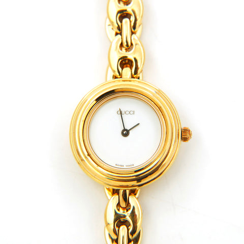 Gucci GUCCI Change Besel 6 Color Quartz Watch Gold P14413
