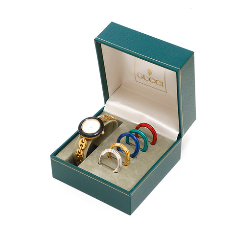 Gucci Gucci Change Basel 6 Color Quartz Watch Gold P14414