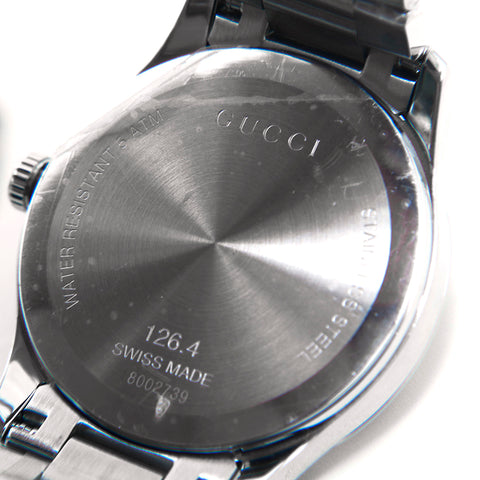 Gucci gucci g intemporel ya1264025a montre argent x bleu p14418