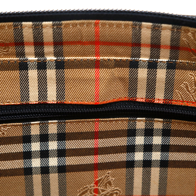 バーバリー BURBERRY ノバチェック トートバッグ レザー
