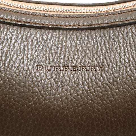 Burberry Burberry Loger皮革手提包棕色P14437