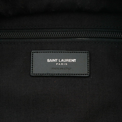 Eve Saint Laurent Yves Saint Laurent Hunter Line Star Backpack Daypack Pack Cuir Silver P14439