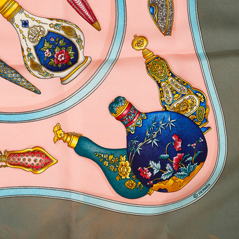 Hermes Hermes Kale 90 Scarf rose P14476