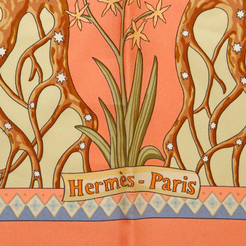 エルメス HERMES カレ90 スカーフ ピンク系 P14483