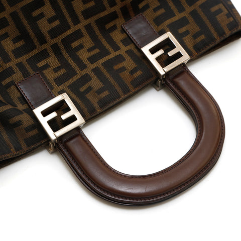 Fendi Fendi Zucca手提袋棕色P14488