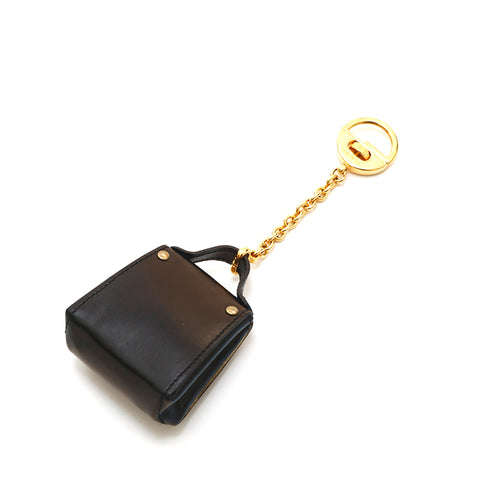 YVES SAINT LAURENT Vintage Logo Key-ring Bag Charm 